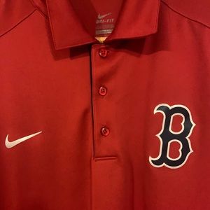Nike x Boston Redsox Dri-Fit Collared Shirt